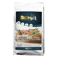 IRONpet TURKEY Large & Giant Adult vieno baltymo pašaras suaugusiems šunims