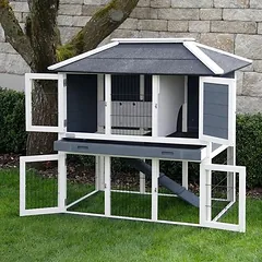 Kerbl Pet graužikų narvas Villa, L 118 x B 68 x H 118 cm — 2 nuotrauka