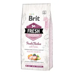 Brit Fresh Chicken with Potato Puppy sausas maistas šunims