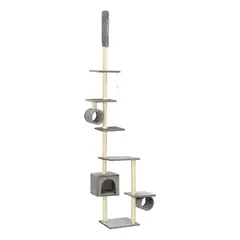 Prolenta Premium draskyklė katėms Mora, 70 x 58 x 260 cm, smėlio spalvos, poliesteris: 100 % — 5 nuotrauka