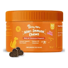 Zesty Paws Aller-Immune Chews su lašiša, papildas