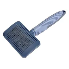 Camon Easy2Clean M savaime išsivalantis metalinis šepetys šunims ir katėms, 10×6 cm