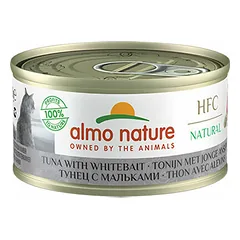 Almo Nature HFC Natural tunas ir žuvų mailius, drėgnas maistas katėms 70 g