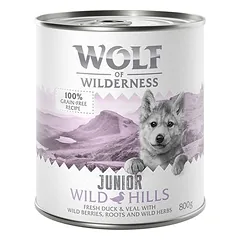 Wolf of Wilderness JUNIOR 6/24 x 800 g
