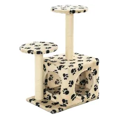 Prolenta Premium draskyklė katėms Alice Claire, 40 x 30 x 60 cm, pilka, poliesteris: 100 % — 2 nuotrauka