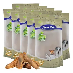 Lyra Pet® jautienos galvos oda, auksiškai ruda, tamsi — 3 nuotrauka