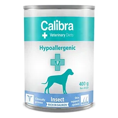 CALIBRA Veterinary Diet Dog Hypoallergenic Insect & Salmon 400 g