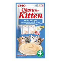 Churu Kitten kreminis skanėstas su tunu kačiukams, 4 vnt.
