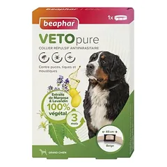 Beaphar VETOpure, antkaklis nuo kenkėjų dideliems šunims, Labai mažiems < 4 kg — 3 nuotrauka