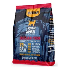 PRIMAL IBERIAN Pork pašaras katėm su kiauliena 1kg