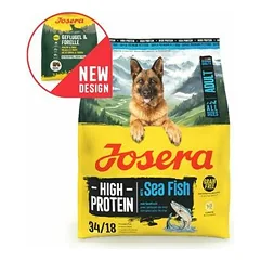 Josera Dog Super Premium High Protein Adult su jūros žuvimi (34/18), sausas maistas šunims 12,5 kg