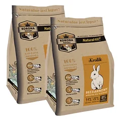 KORONA NATURY Natural-Vit triušių ėdalas 2x750g
