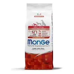 Monge Dry Dog Natural Superpremium Spec. Line Mini Puppy sausas maistas mažų veislių šuniukams su ėriena, 7,5 kg