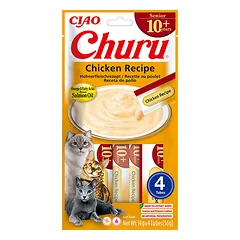 Churu kreminis skanėstas 10+ katėms su vištiena 4vnt