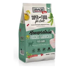 MAC's CAT - monobaltymų su triušiena, sausas maistas katėms, < 1,4 kg — 2 nuotrauka