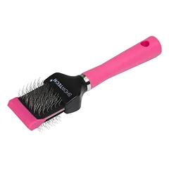 Show Tech Flex Groom Professional Slicker Soft - dvipusis ir lankstus pudelių šepetys, minkštas - mažas, Mały — 2 nuotrauka