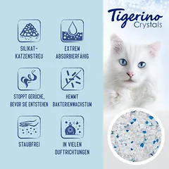 Tigerino Crystals kraikas katėms 5 l, Levandų kvapas — 2 nuotrauka