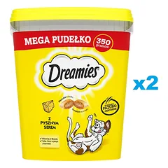 DREAMIES Mega Box 2x350g skanėstas su gardžiu sūriu katėms