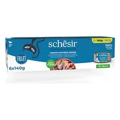 Schesir Complete Nutrition Filet drebučiuose, drėgnas maistas katėms, ekonominė pakuotė 24 x 140 g — 3 nuotrauka