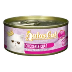 Aatas Cat Creamy Chicken & Crab konservai katėms - Pet24