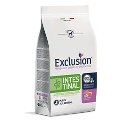 Exclusion Intestinal maistas šuniukams su kiauliena ir ryžiais, 12 kg