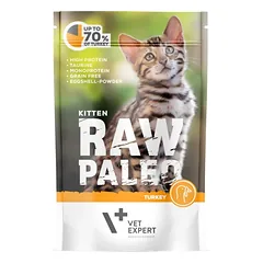 Raw Paleo guliašas kačiukams su kalakutiena 12x100g