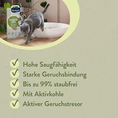 Biokat's Organic Care Plant Fibres Extra kraikas katėms, 3,2 kg (8 L) — 2 nuotrauka