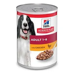 Hills Sience Plan Adult Chicken drėgnas maistas šunims su vištiena, 370 g