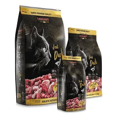 Leonardo Fresh Duck sausas maistas su antiena katėms - Pet24