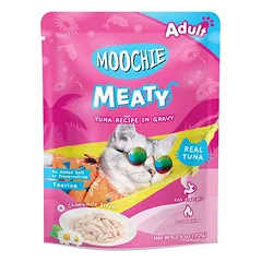 MOOCHIE Tunas padaže 70 g šlapias kačių maistas (tunai ir ramunėlės padaže)