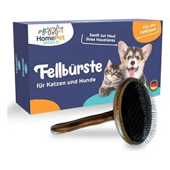 HomePetWorld šepetys, 2 viename, dvipusis šepetys iš buko medienos — 5 nuotrauka