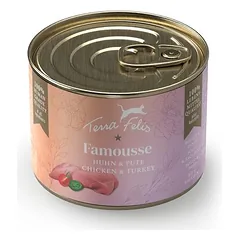 Terra Felis Famousse drėgnas maistas katėms 12 x 200 g