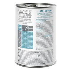 Wolf of Wilderness JUNIOR drėgnas maistas šunims 6/24 x 400 g, 400 - 499 g — 2 nuotrauka