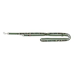 TRIXIE Premium pritaikomas pavadys, su neoprenu M-L 2m/20mm, kamufl./miško