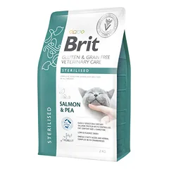 Brit GF Veterinary Diets Cat Sterilised sausas pašaras katėms 2kg