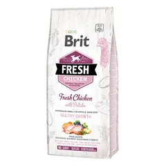 Brit Fresh Chicken with Potato Puppy sausas maistas šuniukams su vištiena