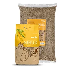 Comfy Cornelius Herbal kraikas katėms, sušokantis kukurūzų 25l — 3 nuotrauka