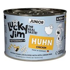 Lucky Jim MINI Junior drėgnas maistas šunims 6 x 200 g
