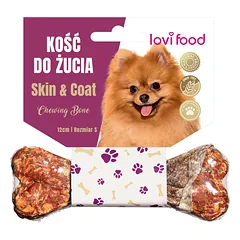 Lovi Food Skin & Coat Chew - Kramtomas kaulas šunims, odai ir kailiui