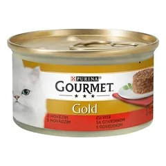 Gourmet Gold Savoury Cake jautiena/ su vištiena/ su tunu/ su lašiša konservai katėms 24x85g, 24 x 85 g — 5 nuotrauka