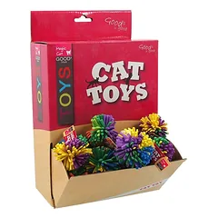 Magic cat žaislas katėms – kamuoliukas vaivorykštė, 1 vnt. — 2 nuotrauka