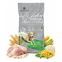Dr John Titanium mit Huhn – Active & Junior