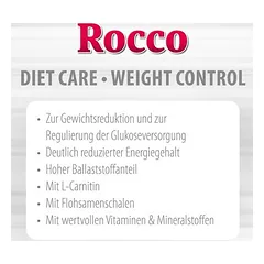 Rocco Diet Care Weight Control su jautiena ir vištiena, drėgnas maistas šunims 800 g — 2 nuotrauka