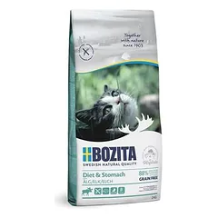 Bozita Diet & Stomach Grain free su briedžiu, sausas maistas katėms, < 1,4 kg — 2 nuotrauka
