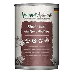 Venandi Animal Monoprotein drėgnas maistas katėms, ekonominė pakuotė 24 x 400 g — 3 nuotrauka