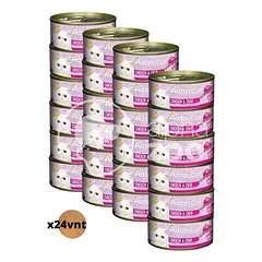Aatas Cat Creamy Chicken & Crab konservai katėms su vištiena ir krabu, rinkinys 24 vnt.