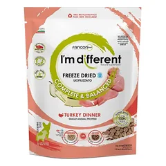 I'm Different Turkey Dinner liofilizuotas maistas šunims, 156 g