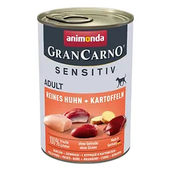 ANIMONDA Grancarno Sensitive konservai su vištiena ir bulvėmis 400 g
