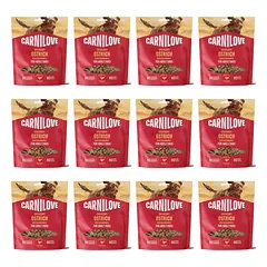 CARNILOVE Dog Crunchy Snack Ostrich 12x200g traškūs skanėstai su stručių mėsa suaugusiems šunims