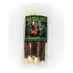 Real Dog Snacks Rawhide Roll With Lamb 25 cm